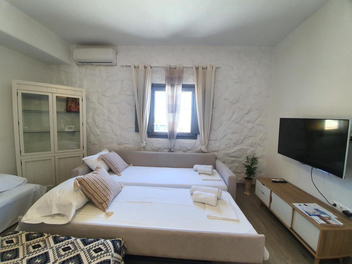 Cycladic Home On The Hill With Beautiful Views!! Agkidia Екстер'єр фото
